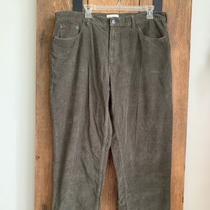 Olive corduroy pants